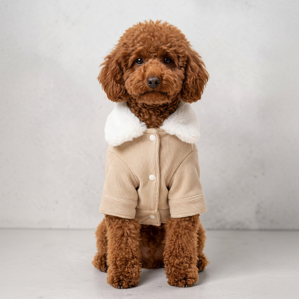 Chaqueta Cotelé Beige